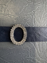 Load image into Gallery viewer, Black wrap with White Rhinestones - Paparazzi