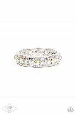 Easy on the Ice - Iridescent Paparazzi Bracelet 