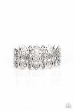 Load image into Gallery viewer, When Yin Met Yang - Silver Filigree Stretchy Bracelet - Paparazzi Accessories - All That Sparkles XOXO