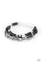 Load image into Gallery viewer, Tribal Spunk - Black Stretchy Bracelet - Paparazzi Accessories - All That Sparkles XOXO