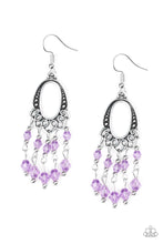 Load image into Gallery viewer, Not The Only Fish In The Sea - Purple Bead Earrings - Paparazzi Accessories