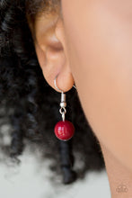 Load image into Gallery viewer, Friday Night Fringe - Multi Blue, Red, and Silver Bead Necklace - Paparazzi Accessories
