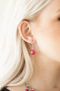 The Upstater - Pink and Silver Pearls Necklace - Paparazzi Accessories - All That Sparkles XOXO