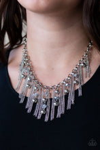 Load image into Gallery viewer, Ever Rebellious - Gold and Black Metallic Bead and Chain Necklace - Paparazzi Accessories