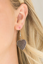 Load image into Gallery viewer, Look Into Your Heart - Silver Filigree Heart Necklace - Paparazzi Accessories