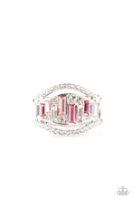 Load image into Gallery viewer, Treasure Chest Charm - Pink Rhinestone Ring - Paparazzi Accessories