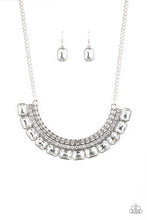 Load image into Gallery viewer, Killer Knockout - White Rhinestone Necklace - Paparazzi Accessories