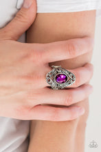 Load image into Gallery viewer, Red Carpet Rebel - Pink Rhinestone Ring - Paparazzi Accessories - All That Sparkles XOXO