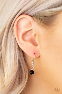 Time To Hit The ROAM - Black Bead Tiered Necklace - Paparazzi Accessories