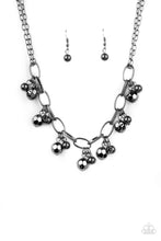 Load image into Gallery viewer, Malibu Movement - Black - Gunmetal Bead Necklace - Paparazzi Accessories