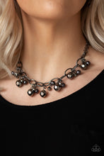 Load image into Gallery viewer, Malibu Movement - Black - Gunmetal Bead Necklace - Paparazzi Accessories