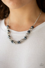 Load image into Gallery viewer, Metro Majestic - Blue Necklace - Paparazzi Accessories - All That Sparkles XOXO