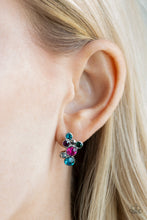 Load image into Gallery viewer, Treasure Treat - Multi Color Rhinestone Post Earrings - Paparazzi Accessories