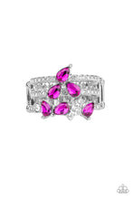 Load image into Gallery viewer, Blink Back TIERS - Pink Ring - Paparazzi Accessories - All That Sparkles XOXO
