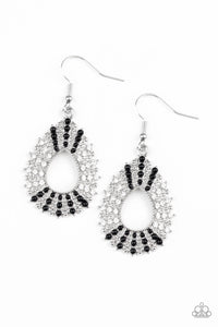 Diva Dream - Black Earrings - Paparazzi Accessories - All That Sparkles XOXO