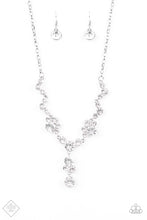 Load image into Gallery viewer, Inner Light - White Rhinestone Necklace - Fashion Fix Exclusive 2/20 - Paparazzi Accessories - All That Sparkles XOXO