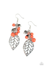 Load image into Gallery viewer, Forest Frontier - Orange Earrings - Paparazzi Accessories - All That Sparkles XOXO