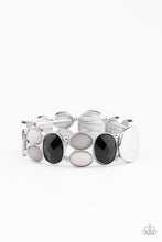 Load image into Gallery viewer, Chroma Charisma - Black, Silver, and Gray Beaded Stretchy Bracelet - Paparazzi Accessories - All That Sparkles XOXO