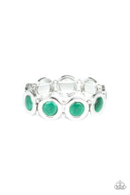 Load image into Gallery viewer, Muster Up The Luster - Green Stretchy Bracelet - Paparazzi Accessories