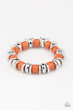 Load image into Gallery viewer, Sonoran Stonehenge - Orange Stone Bead Bracelet - Paparazzi Accessories - All That Sparkles XOXO