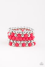 Load image into Gallery viewer, Miss Pop-YOU-larity / Pop-YOU-lar Culture - Pink Bead Necklace / Bracelet Set - Paparazzi Accessories - All That Sparkles XOXO