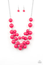 Load image into Gallery viewer, Miss Pop-YOU-larity - Pink Bead Necklace - Paparazzi Accessories - All That Sparkles XOXO