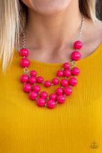 Load image into Gallery viewer, Miss Pop-YOU-larity - Pink Bead Necklace - Paparazzi Accessories - All That Sparkles XOXO