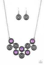 Load image into Gallery viewer, Whats Your Star Sign? - Purple Opalescent Gemstone Necklace- Paparazzi Accessories - All That Sparkles Xoxo 