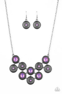 Whats Your Star Sign? - Purple Opalescent Gemstone Necklace- Paparazzi Accessories - All That Sparkles Xoxo 