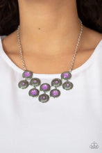 Load image into Gallery viewer, Whats Your Star Sign? - Purple Opalescent Gemstone Necklace- Paparazzi Accessories - All That Sparkles Xoxo 