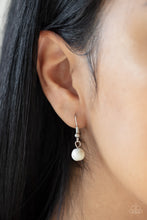 Load image into Gallery viewer, Solar Energy - White Stone and Filigree Necklace - Paparazzi Accessories