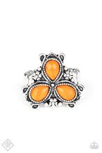 Load image into Gallery viewer, Ambrosial Garden - Orange Teardrop Ring - Paparazzi Accessories