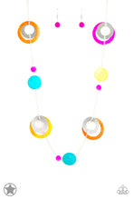 Load image into Gallery viewer, Kaleidoscopically Captivating - Colorful Ring Necklace  - Paparazzi Accessories - All That Sparkles Xoxo 
