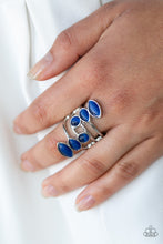 Load image into Gallery viewer, Wraparound Radiance - Blue Ring - Paparazzi Accessories - All That Sparkles XOXO