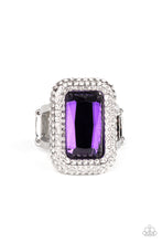 Load image into Gallery viewer, A Grand STATEMENT-MAKER - Purple Rhinestone Ring - Paparazzi Accessories