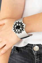 Load image into Gallery viewer, The Fashionmonger - Black Rhinestone Cuff Bracelet - Paparazzi Accessories