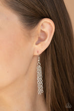 Load image into Gallery viewer, Frosted Foliage - Green Cat Eye Leaf Necklace - Paparazzi Accessories