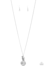 Load image into Gallery viewer, Going For GLAM-ma - White Rhinestone and &quot;Glam-Ma&quot; Circle Pendant Necklace - Paparazzi Accessories - All That Sparkles Xoxo 
