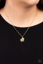 Load image into Gallery viewer, Mom Mode - Gold Necklace with &quot;Mom&quot; Pendant - Paparazzi Accessories - All That Sparkles Xoxo 