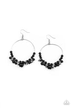 Load image into Gallery viewer, Effortless Effervescence - Black and Hematite Bead Earrings - Paparazzi Accessories