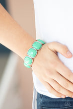 Load image into Gallery viewer, Vivacious Volume - Green / Mint Beaded Stretchy Bracelet - Paparazzi Accessories