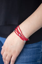 Load image into Gallery viewer, Pretty Patriotic - Red Seed Bead and Star Stretchy Bracelets - Paparazzi Accessories