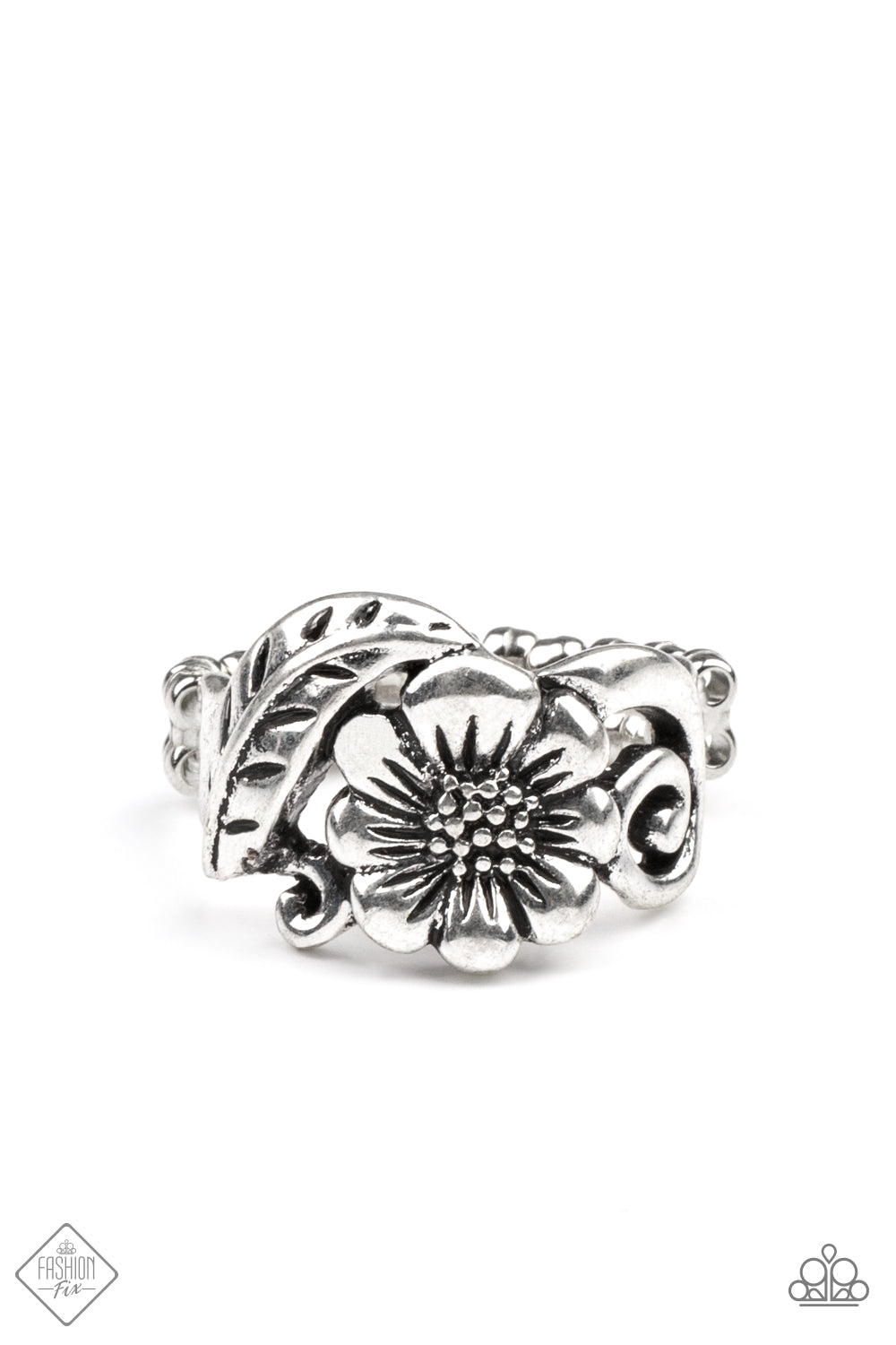 Oceanside Orchard - Flower and Filigree Ring - Paparazzi Accessories