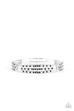 Load image into Gallery viewer, Suburban Scene - Black Rhinestone Stretchy Bracelet - Paparazzi Accessories
