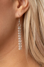 Load image into Gallery viewer, All Systems GLOW - Black, Hematite, and White Rhinestone Long Necklace - Paparazzi Accessories