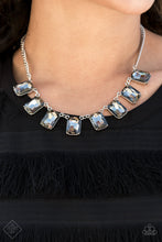Load image into Gallery viewer, After Party Access - Silver Smoky Gem Necklace - Paparazzi Accessories