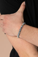 Load image into Gallery viewer, Awakened - White and Black Marble Bead Stretchy Bracelet - Paparazzi Accessories