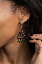 Load image into Gallery viewer, Glitzy Grit - Multi Oil Spill Earrings - Paparazzi Accessories