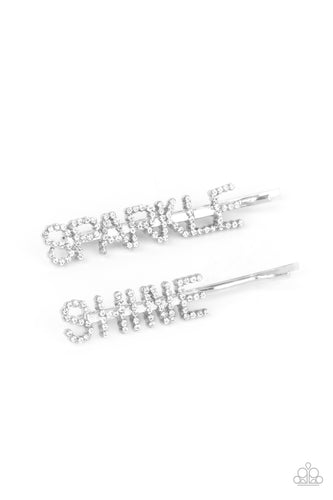 Center of the SPARKLE-verse - White Rhinestone 