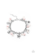 Load image into Gallery viewer, Retreat into Romance - Pink / Iridescent Bead Charm Bracelet - Paparazzi Accessories